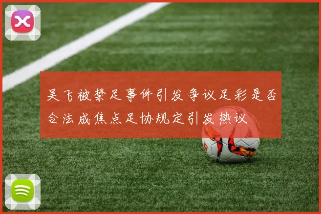 吴飞被禁足事件引发争议足彩是否合法成焦点足协规定引发热议
